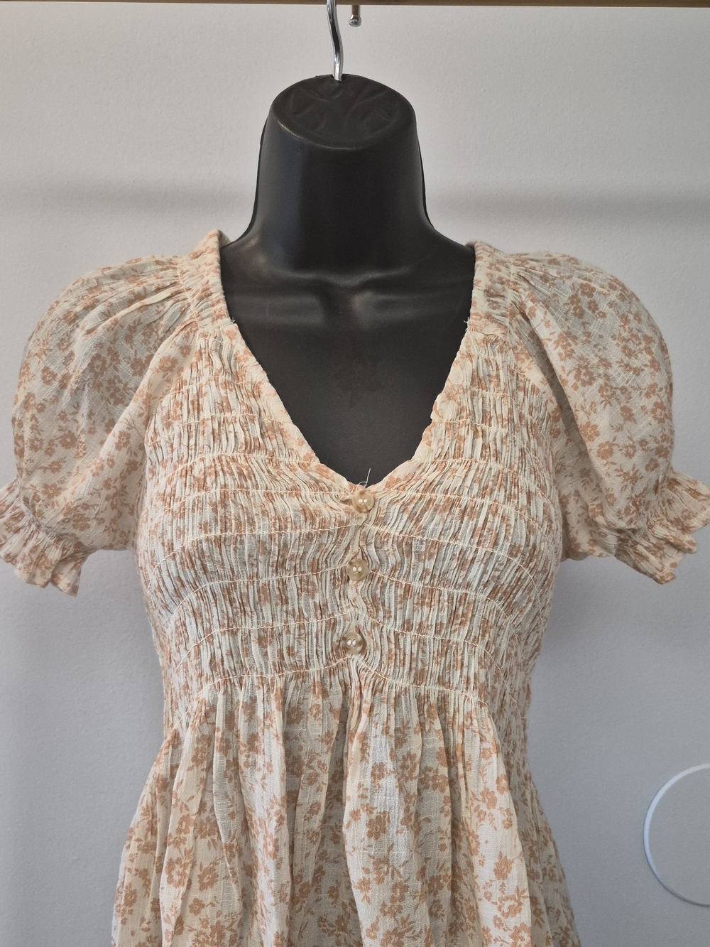 Cottagecore Blu-Pepper Designed In CA Floral Top [M]